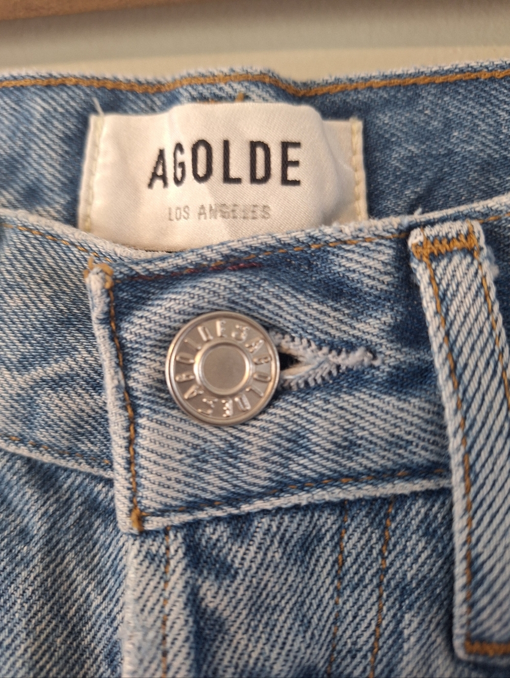Agolde 90's Mid Rise Straight Jeans In Vault - Picture 10 of 16